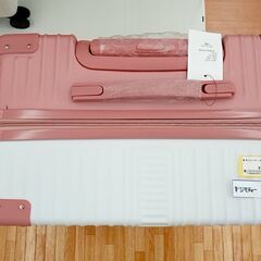 ★ジモティ割あり★  キャリーケース ピンク H71×D27×W45 クリーニング済み YJ086の画像