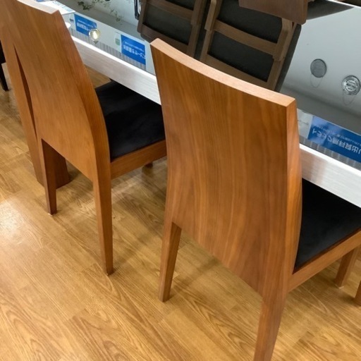 ガラス天板ダイニング5点セット【トレファク 川越店】