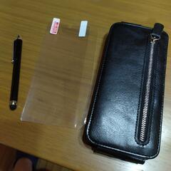 Googleピクセル7pro★BLACK縦型レザーケース!!保護...