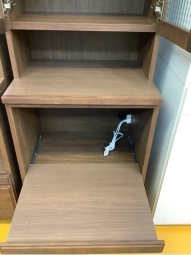【リサイクルサービス八光】幅60㎝　BICASA  CT60カップボード　無垢材　ウォールナット