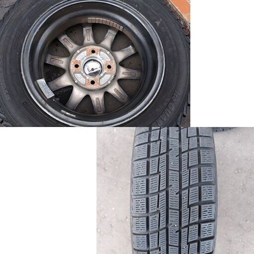 タイヤ ホイール4本セット マナレイスポーツ 13インチ ET43 4.00B PCD100 155/65R13 YOKOHAMA スタッドレス 中古 ☆ 札幌市 豊平区 平岸