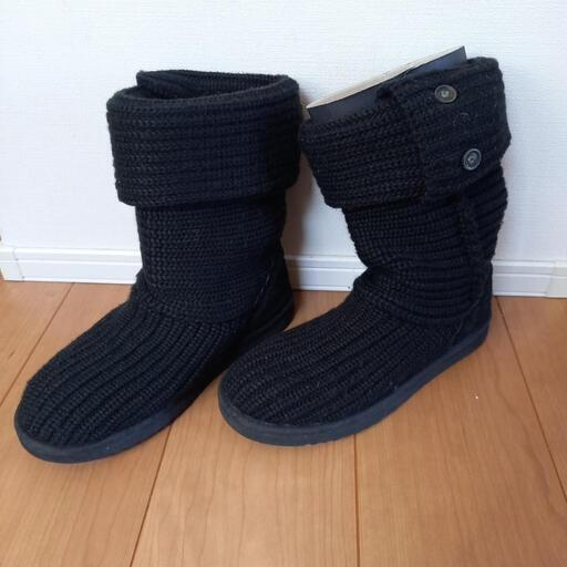 UGG ニットブーツ 25㎝黒