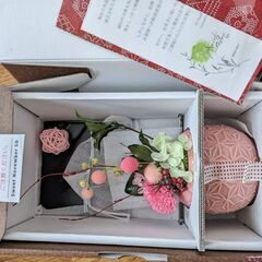 再値下げ！【4個セット】和風プリザーブドフラワー【ピンク】の画像