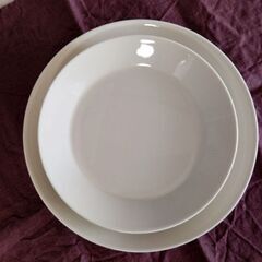 イッタラティーマ ホワイト 21cm,17cm 2枚ずつ