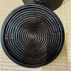 ラタン　ゴミ箱　ダストボックスの画像