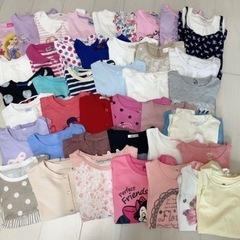 【 受け渡し済 】大量 子供服 75着 まとめ売り 130 春夏中心 女の子