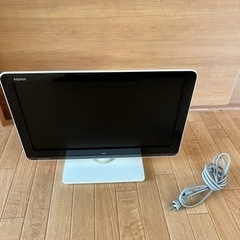 決定しました　テレビ　19インチ　SHARP AQUOS