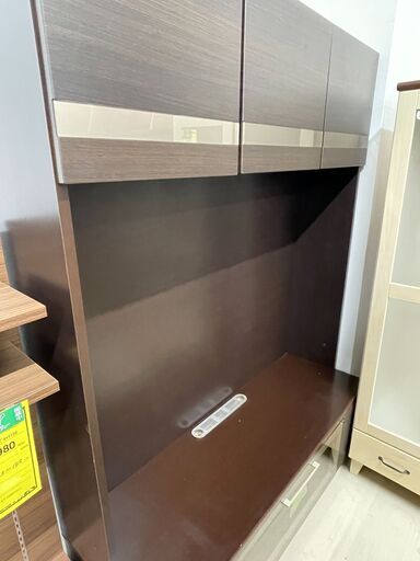 ジモティ来店特価!!　ハイテレビボード　ダークブラウン　J-0515