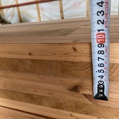 CLT積層材　1m24cm✖︎63cm✖︎9cm 国産杉集成材の画像