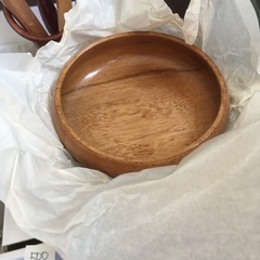 【むじんはんばい】木の器と木のカトラリーのセット