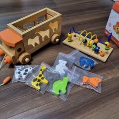 知育玩具　アニマルビーズバス