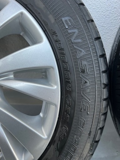 155/65R14 タイヤ付純正ホイール4本