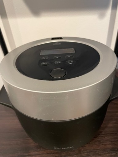 バルミューダ　炊飯器　ブラック
