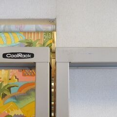 スチール本棚 クールラック2本 180×80×25の画像