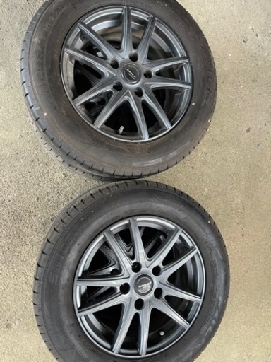 タイヤ ホイールセット バリ山 5穴 激安 茨城