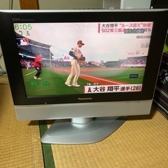 Panasonic 19型　VIERA 難ありの画像