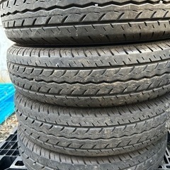 (製造2021年７部山)145/80R12 夏タイヤ4本　１２イ...
