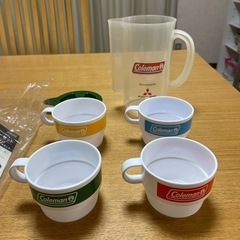 未使用 コールマン プラカップ&ピッチャーセットの画像