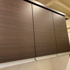 宇都宮でオシャレな家具を探すなら『オトワリバース！』レンジボード W900 収納棚 食器棚 ブラウン キッチン収納 中古品