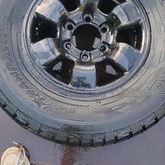テラノ純正ホイール　265/70R15 4本の画像
