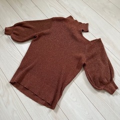 who's who Chico🧶ワンショルニットの画像