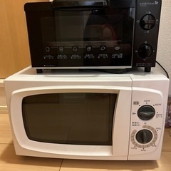 オーブントースター  レンシレンジ  セットの画像