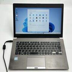 送料無料 保証付 高速SSD 13.3型 軽量薄型 ノートパソコン 東芝 R63/A 中古