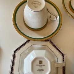 GIVENCHY＆RENOMA カップソーサー4客セットの画像