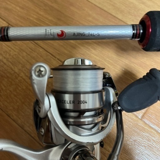 [取引中]ダイワ　アジングロッド月下美人74L-S ＋リールエクセラー2004