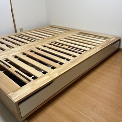 イケア　ベッドフレーム　シングル　MANDAL 2台