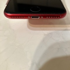 値下げ！iPhoneSE2 128GB 赤③SIMフリーの画像