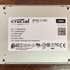 2.5" 1TB SSD Crucial MX500の画像