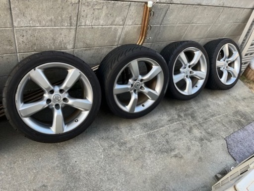18インチ　Z33後期　純正アルミホイール