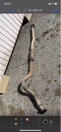 ハイエース100系後期マフラー