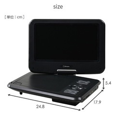 9V型ポータブルDVDプレーヤーの画像