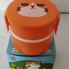【未使用】【2個セット】Y!mobile ふてにゃん ランチボックス 2段 弁当箱 コミコミランチBOXの画像