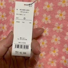 韓国系　花柄カットソー　ニットの画像