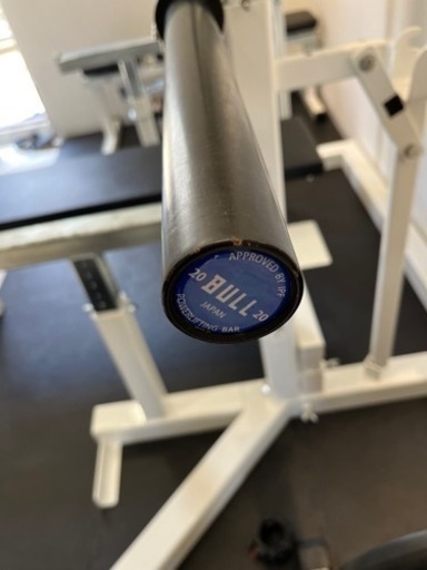 BULL 競技用ベンチプレス台　シャフト　重りセット