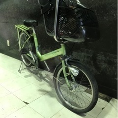 軽整備済み子載せ自転車