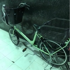 軽整備済み子載せ自転車の画像