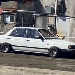 日産サニーb12 ハイドロ2p2b前後セントラバンパー ローライダーの画像