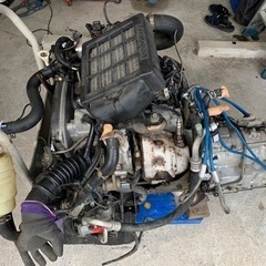パジェロミニ　エンジンミッション4A30 4ATターボの画像