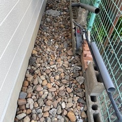 砂利　茶色　石の画像