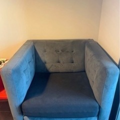 【キャンセルの為再募集】アメリカ製　Westelm 高級1人掛けソファの画像