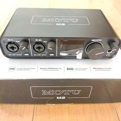MOTU M2 オーディオインターフェースの画像