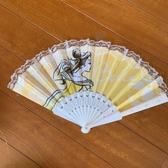 新品　ディズニー　レース付きモダン扇子🪭の画像