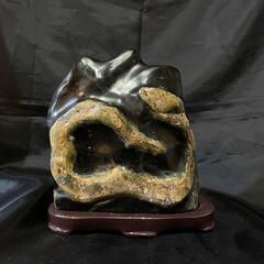 アンティーク 大型 蛇石 蛇紋石 鑑賞石 約12.5kg 天然石 石 風水 a-592-1.jpg