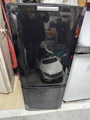 三菱 MITSUBISHI 2ドア冷蔵庫 黒 MR-P15X 146L