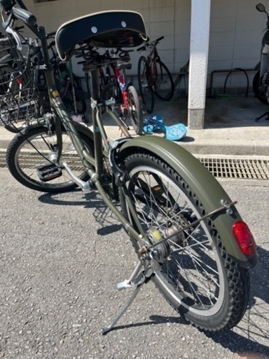 (取引中)ブリヂストン　ミニベロ　ベガス(カーキ)