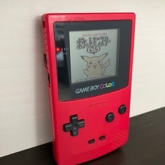 ゲームボーイカラー 本体 ポケモンピカチュウ 金 ソフト セットの画像